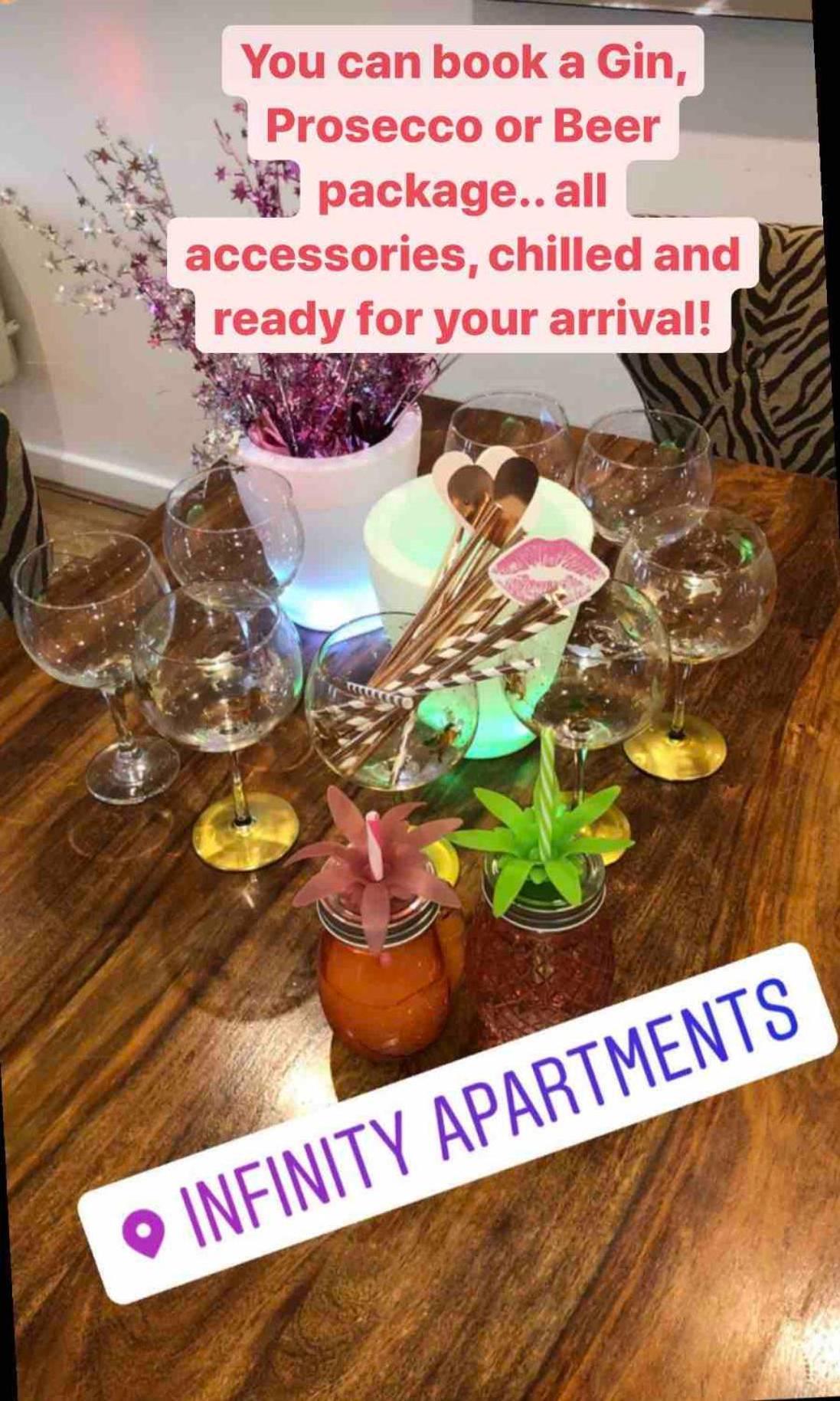 Infinity Partypadsliverpool Hen And Stag Welcome Appartement